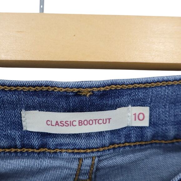 Levi's Women's Vintage Classic Bootcut Jeans Stretch Medium Wash Blue Size 10 - Picture 7 of 9
